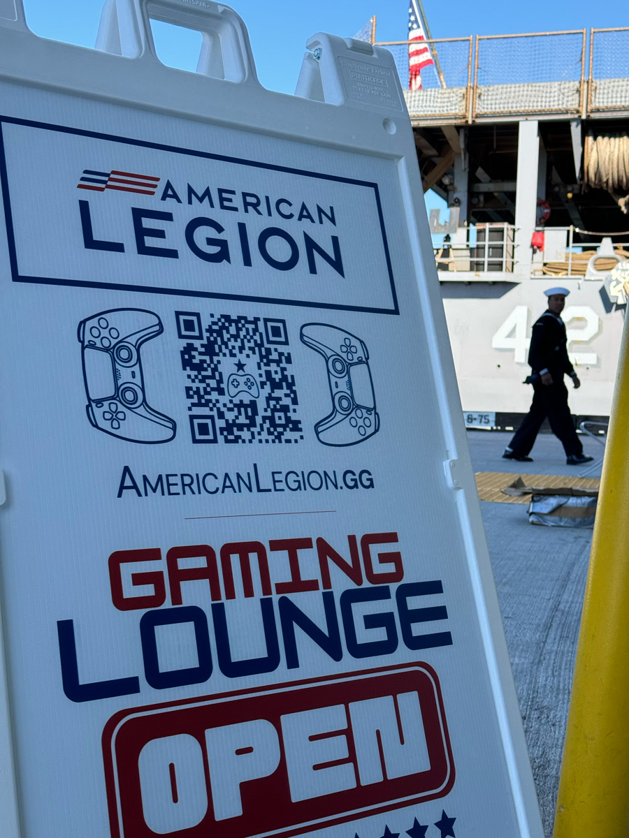 Legion Gaming Lounge sign