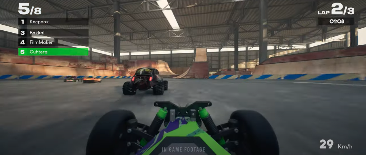 Recharge RC car game