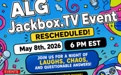 Join the ALG Jackbox.TV Discord Event on May 8