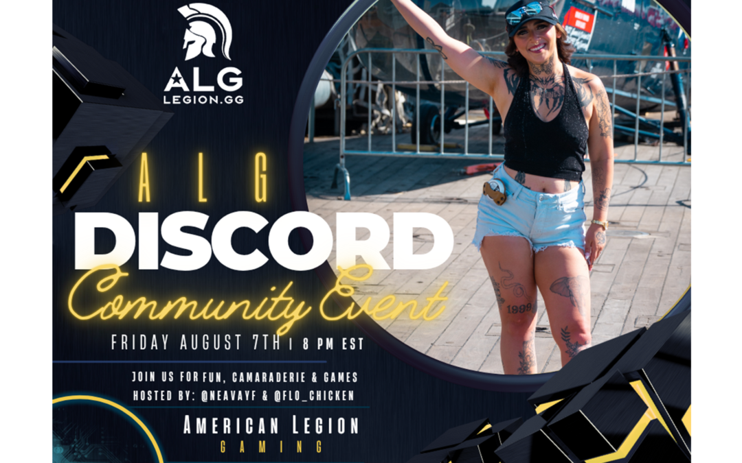 ALG Community Fridays Begin Aug. 7 on Discord
