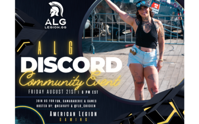 Join ALG’s Discord Event on August 21
