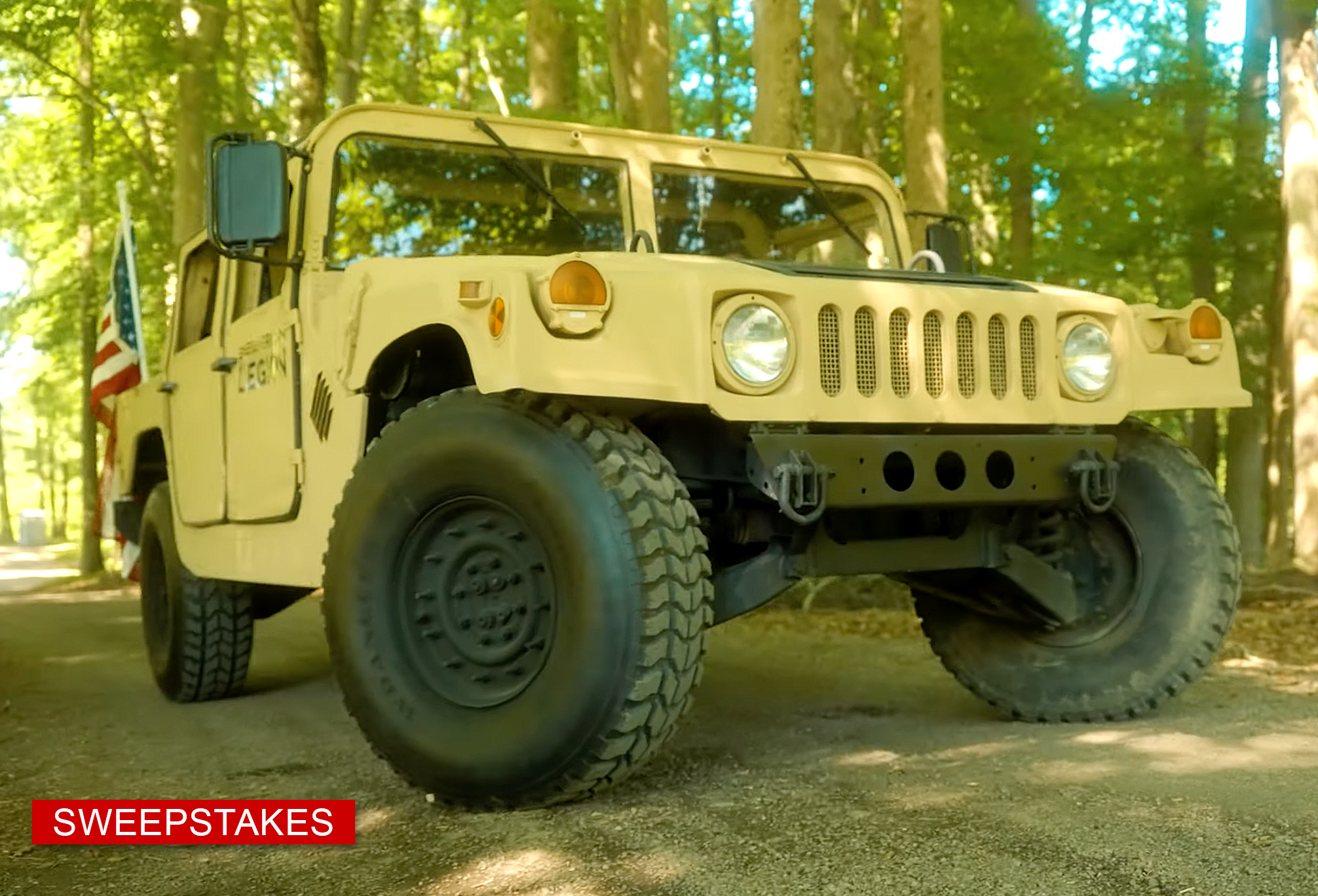 The American Legion Restored Humvee Drive 4 Freedom Sweepstakes