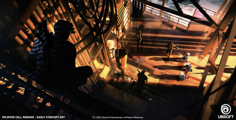 Concept art for Splinter Cell Remake