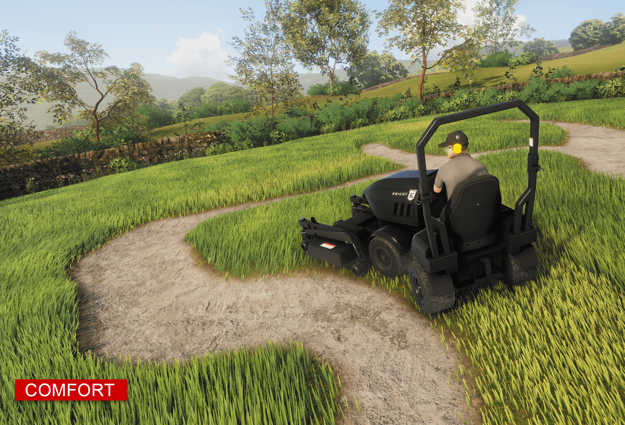 Lawn Mowing Simulator (Photo: Curve Games) lawn mowing simulator