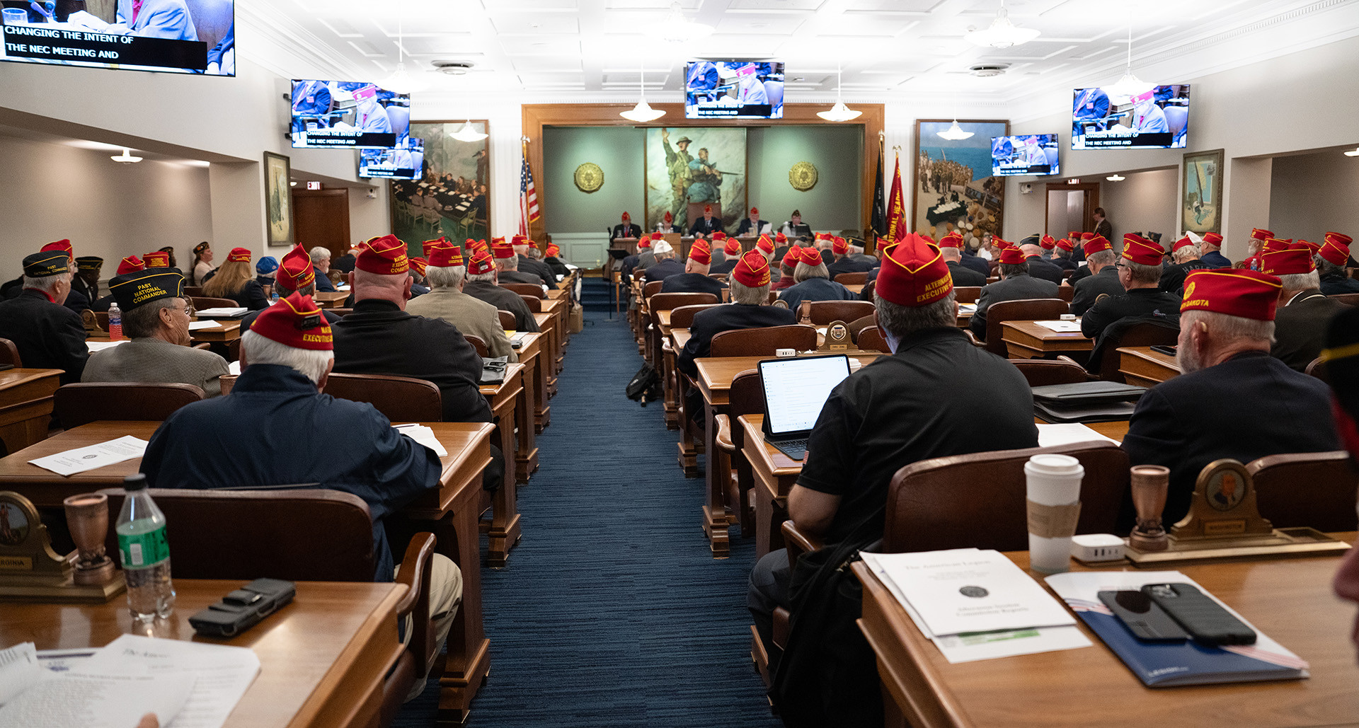 The meetings get underway Oct. 7 with remarks by the national commander being livestreamed on Oct. 9. (Photo by Hilary Ott/The American Legion)