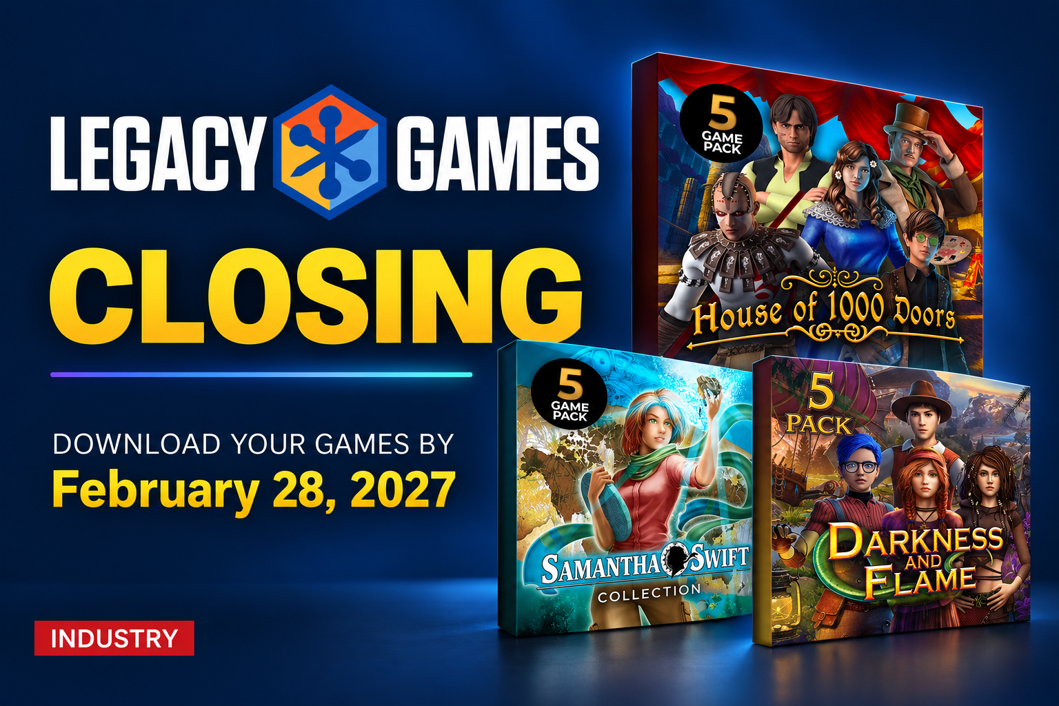 Legacy Games Closing